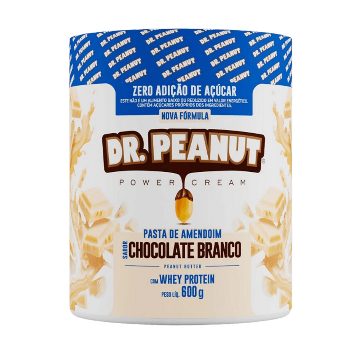 Creme de Amendoim Chocolate Branco Life 350G Dr Peanut