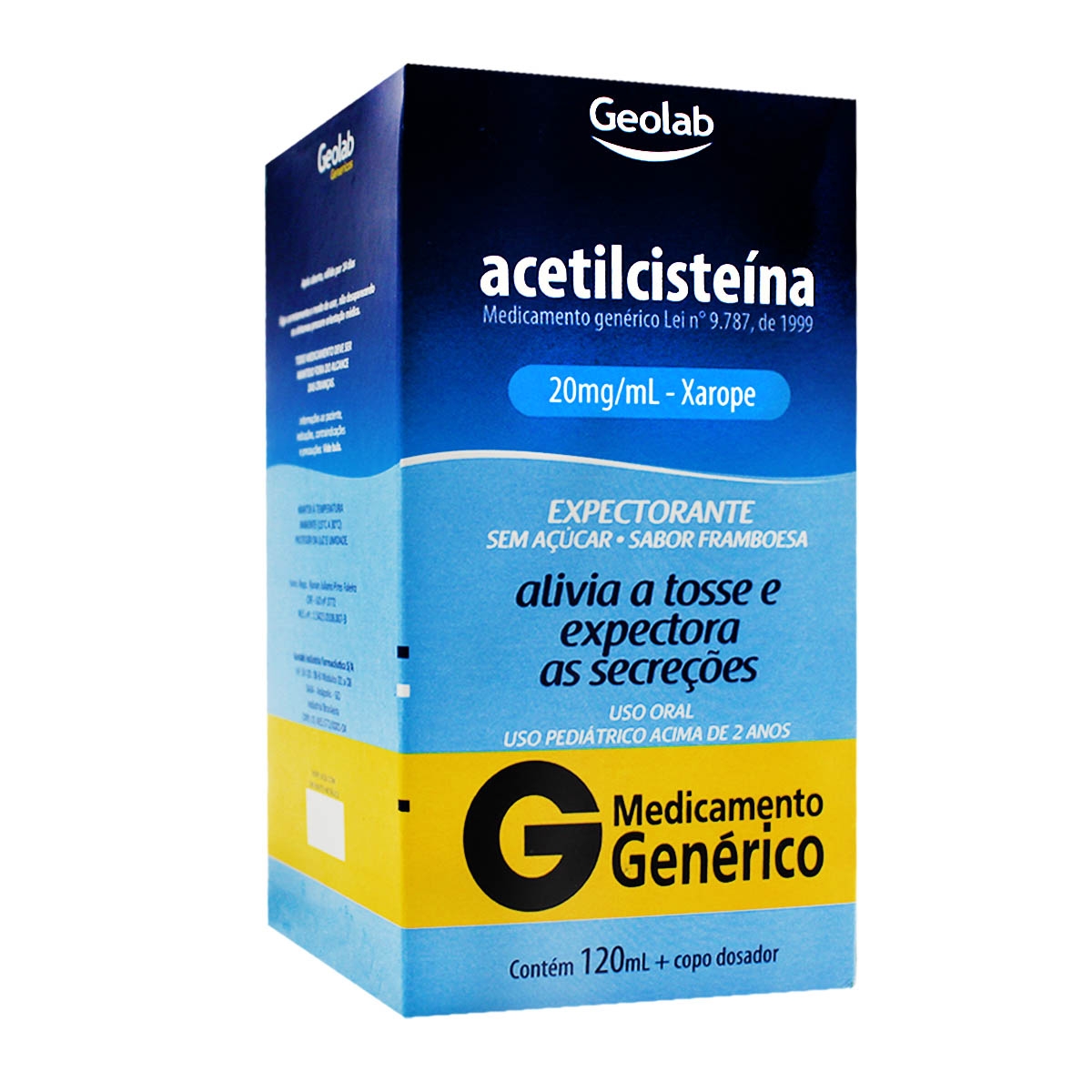Acetilcisteína Xarope Infantil 20mg/ml 120ml