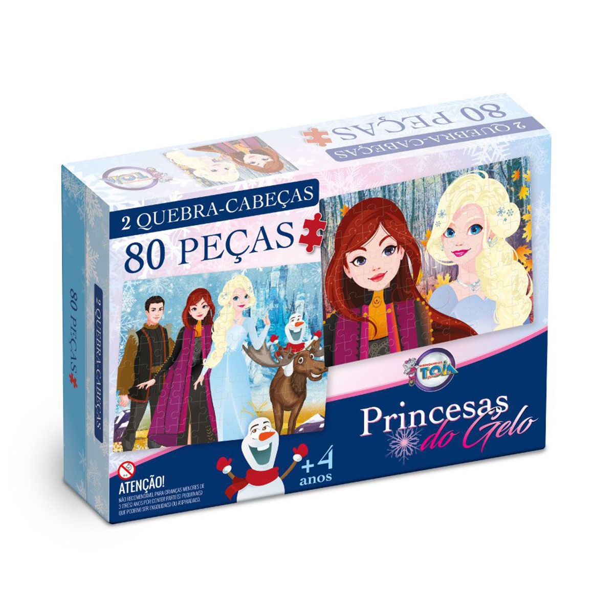Kit 2 Jogos Quebra Cabeça Princesas Infantil C/ 30 Peças - Compre Agora -  Feira da Madrugada SP