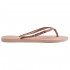 Sandália Slim Glitter Ii Rosa Ballet Dourado Tamanho 39/40 Havaianas