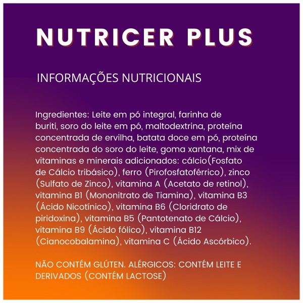 Suplemento Alimentar Nutricer Plus G Nutrimulti