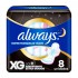 Absorvente Always Noites Tranquilas Suave Xg Com Abas 8 Unidades