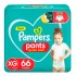 Fralda Pampers Pants Ajuste Total Xg 66 Unidades