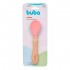 Colher Infantil Silicone e Bambu Rosa Ref:15823 Buba