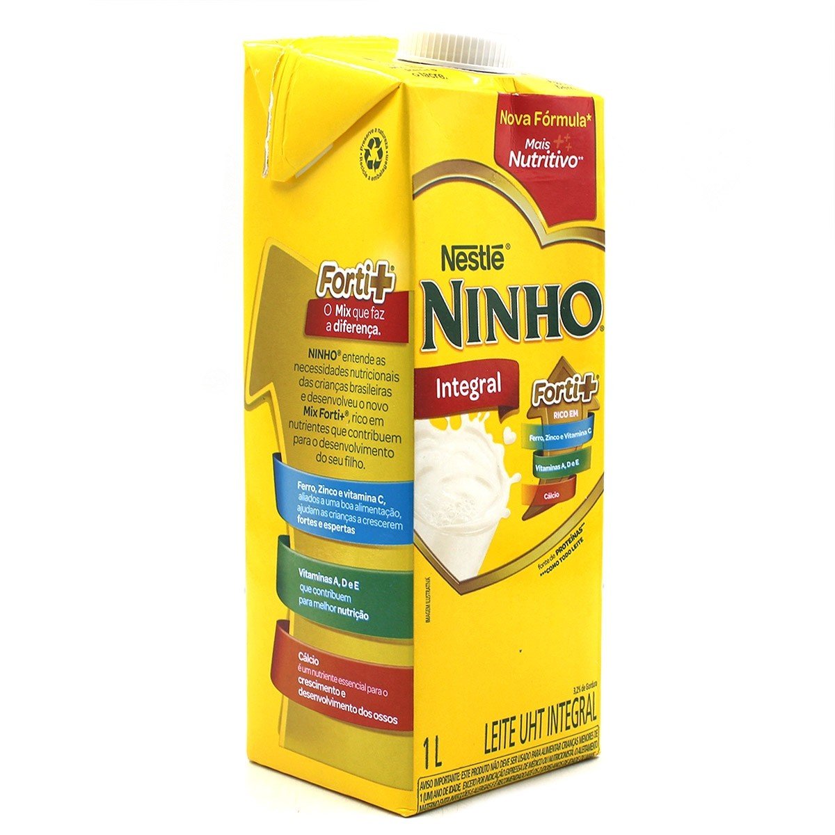 comprar leite uht integral ninho forti nestlé 1l drogaria