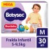 Fralda Babysec Shortinho Tamanho Mega M Com 30 Unidades