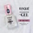 Esmalte Risqué Diamond Gel Top Coat Fixador Efeito Paetê 9,5Ml