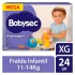 Fralda Babysec Premium Galinha Pintadinha Tamanho Xg Com 24 Unidades