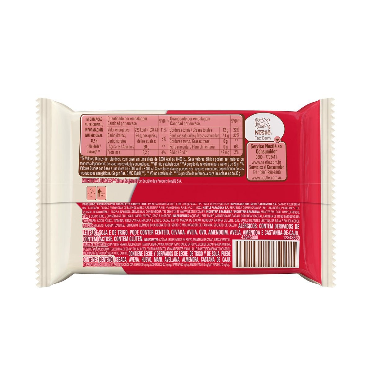 Comprar Chocolate Kitkat White 415g Nestle Drogaria Net