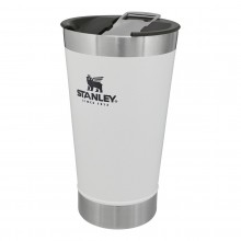 Copo Térmico Com Tampa Stanley Original 473ml Cor Black Matte