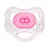 Chupeta Cristal Kuka N2 Bico Universal Rosa