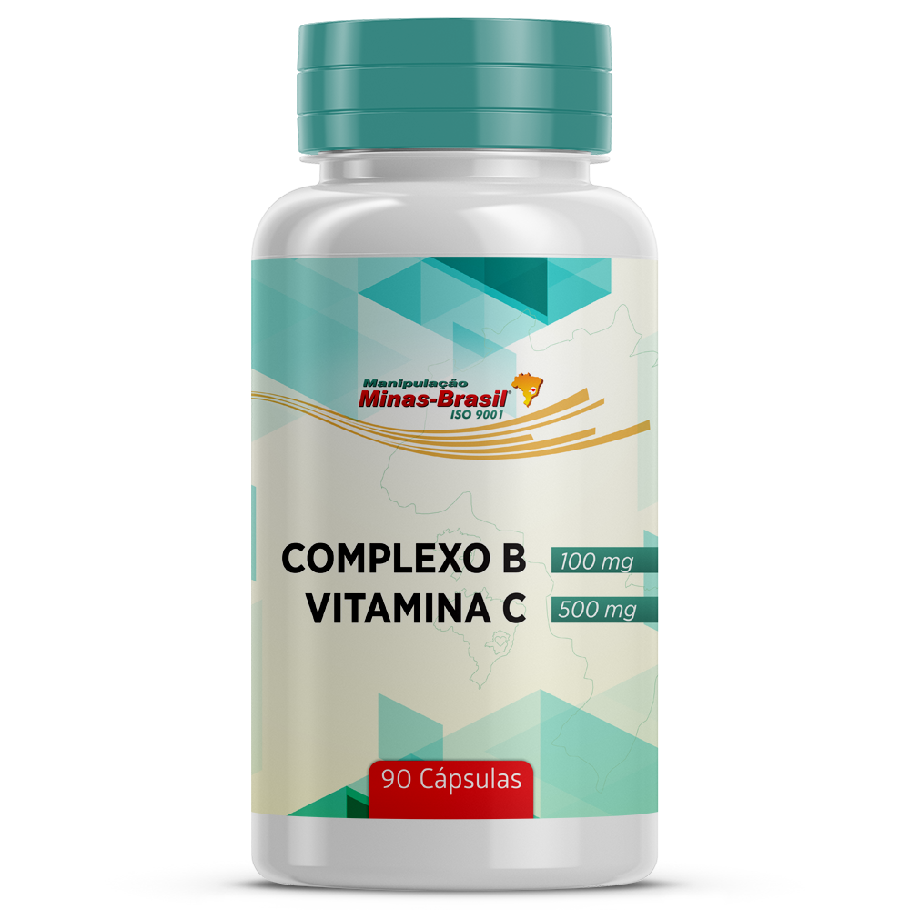 Comprar Complexo B 100 Mg Vitamina C 500 Mg 90 Cápsulas